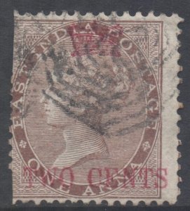 Straits Setts Scott 2 - SG2, 1867 Crown Colony 2c on 1a used