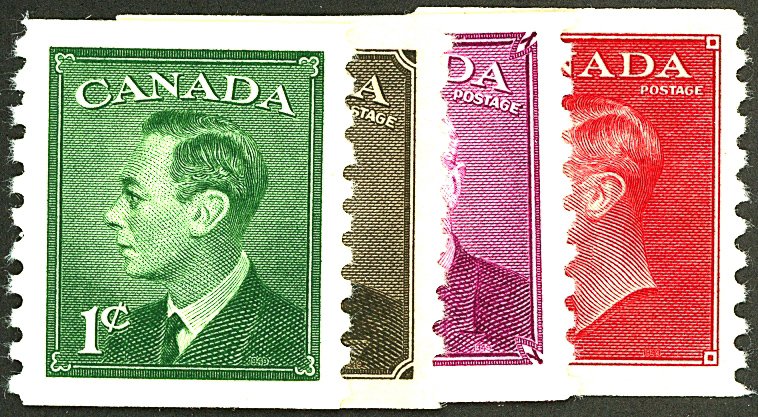 CANADA #297-300 MINT/MIXED CONDITION