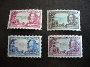 Stamps - Southern Rhodesia - Scott# 33-36 - Mint Hinged Set of 4 Stamps
