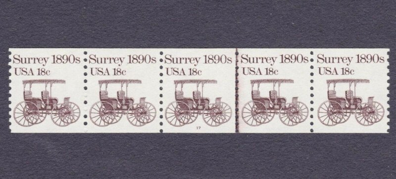 PNC5 18c Surrey 17 US #1907 MNH F-VF