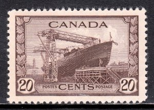 Canada - Scott #260 - MH - Lt. thinning on hinge - SCV $9.00