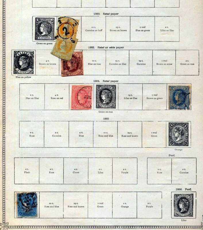 SPAIN 1853/1910 M&U on 8 Sides (Appx 80+Items) (RK254