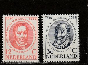 Netherlands  Scott#  383-384  MNH  (1960 Mental Health Year)