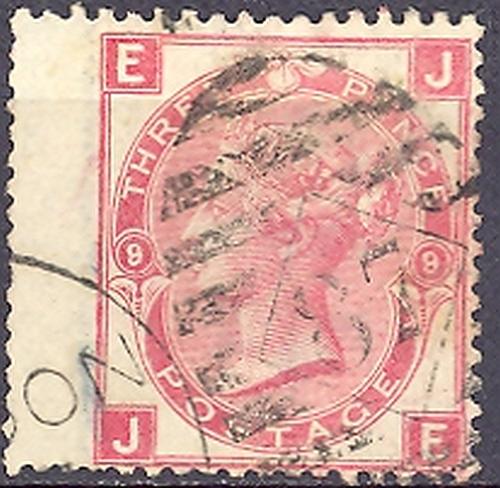 Great Britain #44 Plate 9 Used VF 