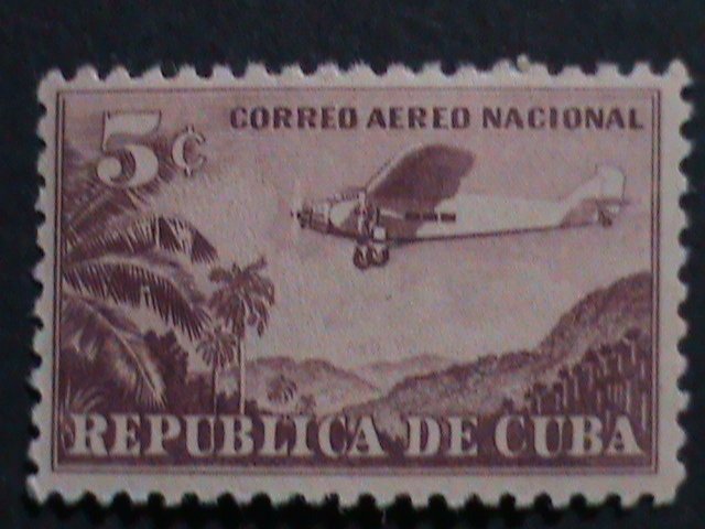 ​CUBA 1931-AIRMAIL-SC#C12  91 YEARS OLD-AIR PLANE MNH -VF WE SHIP TO WORLDWIDE