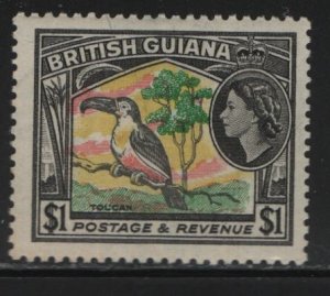 BRITISH GUIANA,  265  MINT HINGED
