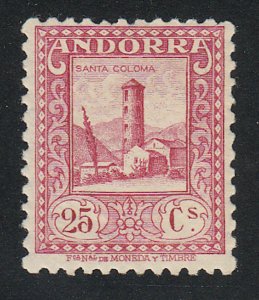 Andorra-Spanish - 1937 - SC 30 - LH