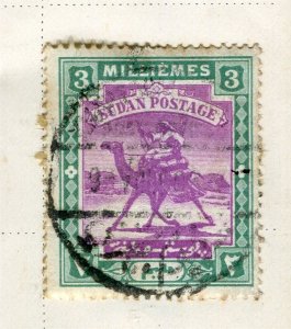 BRITISH EAST AFRICA PROTECTORATE; Early 1900s Camel Rider issue used 3m. value