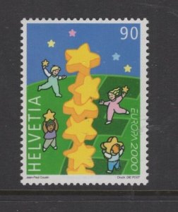 Switzerland #1074 (2000 Europa issue) VFMNH CV $2.10