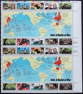 U.S. #2559 Full Sheet of 20 MNH (1941: A World at War)