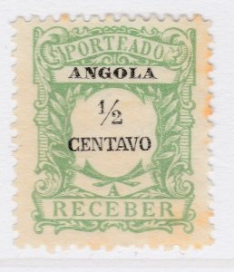 Portugal Angola Postage Due 1904 1/2r MNG Stamp A21P10F4874-