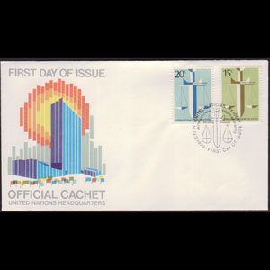 UN-NEW YORK 1979 - FDC - 314-5 Hague Intl.Court