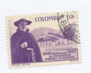 Colombia 1958 - Scott 695 used - Father Rafael Almanza