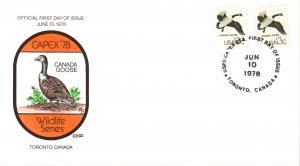 #1757 Capex Wildlife Collins FDC Set