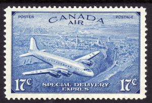 Sc# CE4 1946 Canada 17¢ Air Post Special Delivery MNH CV $7.50