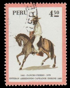 PERU SCOTT # 609. USED.