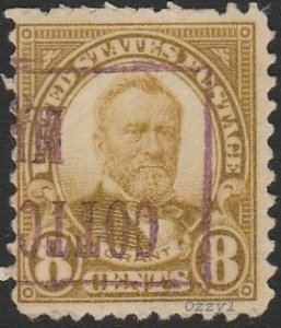 USA #640 1927 8c Olive Green Ulysses S. Grant USED-NH.