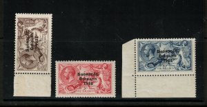 Ireland #77b - #79b Very Fine Mint Lightly Hinged Set