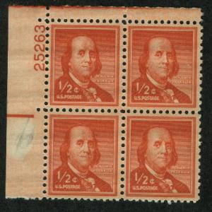 #1030A   1/2c Benjamin Franklin