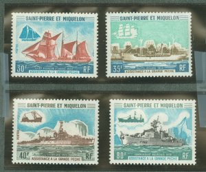 St. Pierre & Miquelon #408-411 Mint (NH) Single (Complete Set)