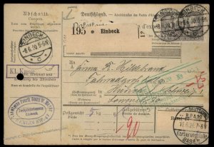 Germany 1920 Germania 3 Mark Wmk Cover MeF Multiple Frank Switzerland 96036