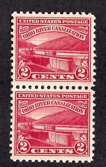 681 Mint,OG,NH... Pair... SCV $1.90