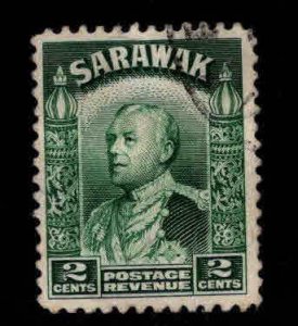 SARAWAK Scott 110 Used  Sir Charles Vyner Brooke stamp,