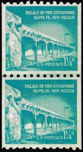 U.S. Scott # 1054a LP, 1960, PSE, VF-XF 85, Mint, OGnh, Coil Joint Line Pair