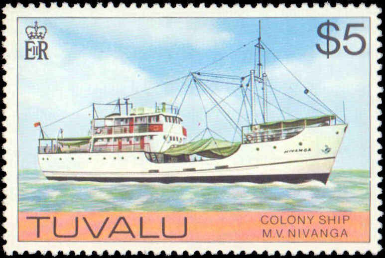 Tuvalu #23-37, Complete Set(15), 1976, Hinged