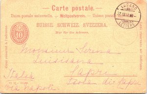 Switzerland, Government Postal Card