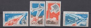 J29371, 1972 central africa set mnh #c95-8 space