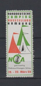 Germany - Northwest German Camping Exposition 1959 Hamburg - MNH OG