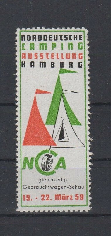 Germany - Northwest German Camping Exposition 1959 Hamburg - MNH OG