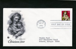 3244 Christmas, FDC PCS addressed