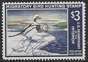 US RW 34   1967  $3.00   fed. duck stamp  FVF Used