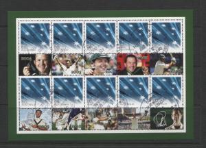 Australia - Scott 3313 - Souvenir Sheet of 10 + 10 Labels - 2010-CTO-