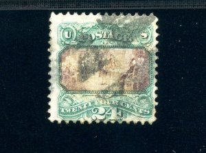 USAstamps Used FVF US 1869 Pictorial Issue Scott 120 Grilled