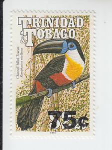 2001 Trinidad & Tobago Bird Overprint (Scott 609) MNH