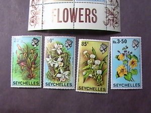 SEYCHELLES # 280-283a-MINT NEVER/HINGED---COMPLETE SET + SOUVENIR SHEET----1970