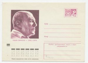 Postal stationery Soviet Union 1973 Pablo Picasso - Painter