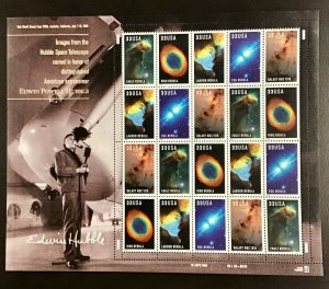 3384-3388   Edwin Powell Hubble  33 c MNH sheet of 20  FV $6.60   Issued in 2000