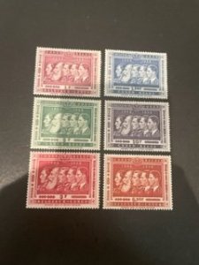 Belgium Congo sc 300-305 MNH comp set