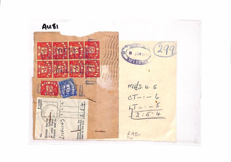 AU81 1964 GB Postage Due *KENT* {samwells-covers}PTS