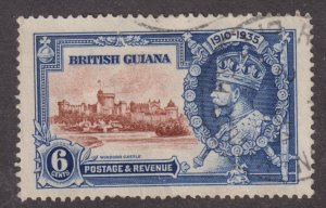 British Guiana 224 King George V Sliver Jubilee Issue 1935