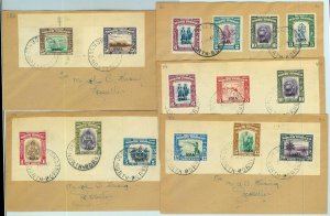 BK0310 - NORTH BORNEO  -  POSTAL HISTORY - Set of 5 COVERS 1947