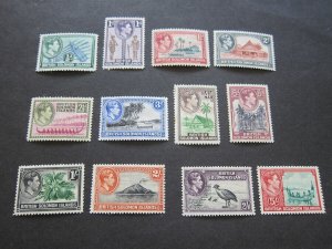 Solomon Islands 1939 Sc 67-78 MH