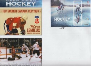 CANADA # 3039.05 - CANADA's HISTORY of HOCKEY on SUPERB FIRST DAY COVER # 5