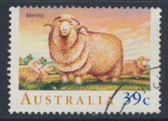 SG 1195  SC# 1136 Used  - Sheep in Australia