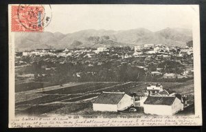 1904 Tonkin Vietnam Indochina RPPC Postcard cover To Wimbledon England City View