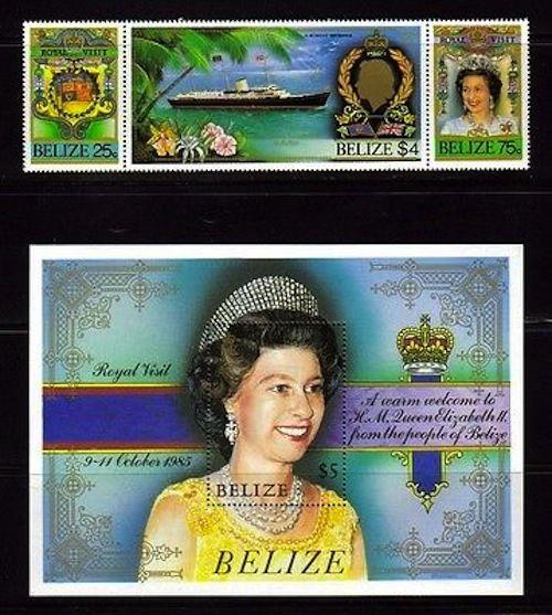 Belize 782-5 Royal Visit Mint NH